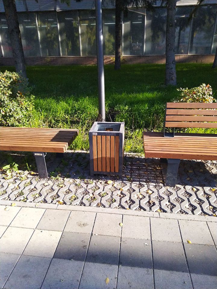 Сквер по ул. Мичурина, г. Самара, 2020 г.