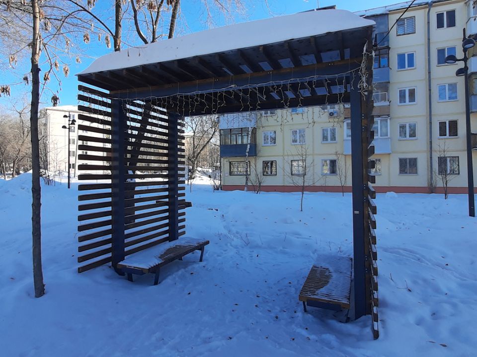 Сквер по ул. Аврора, г. Самара, 2020 г.