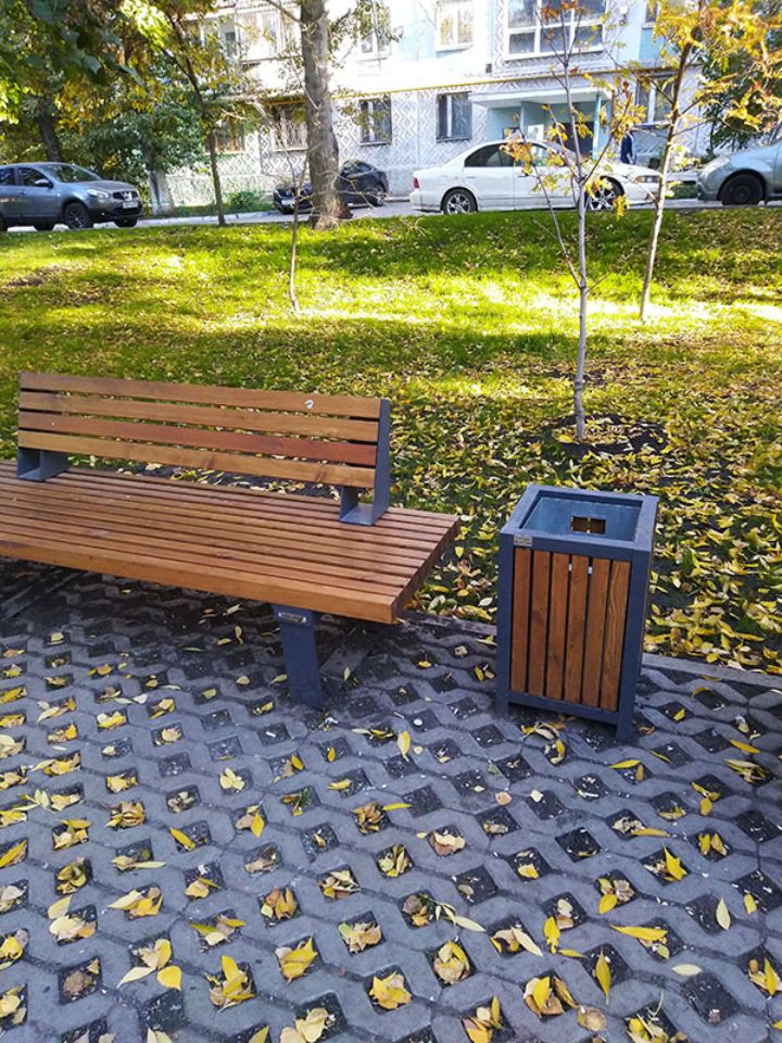 Сквер по ул. Мичурина, г. Самара, 2020 г.