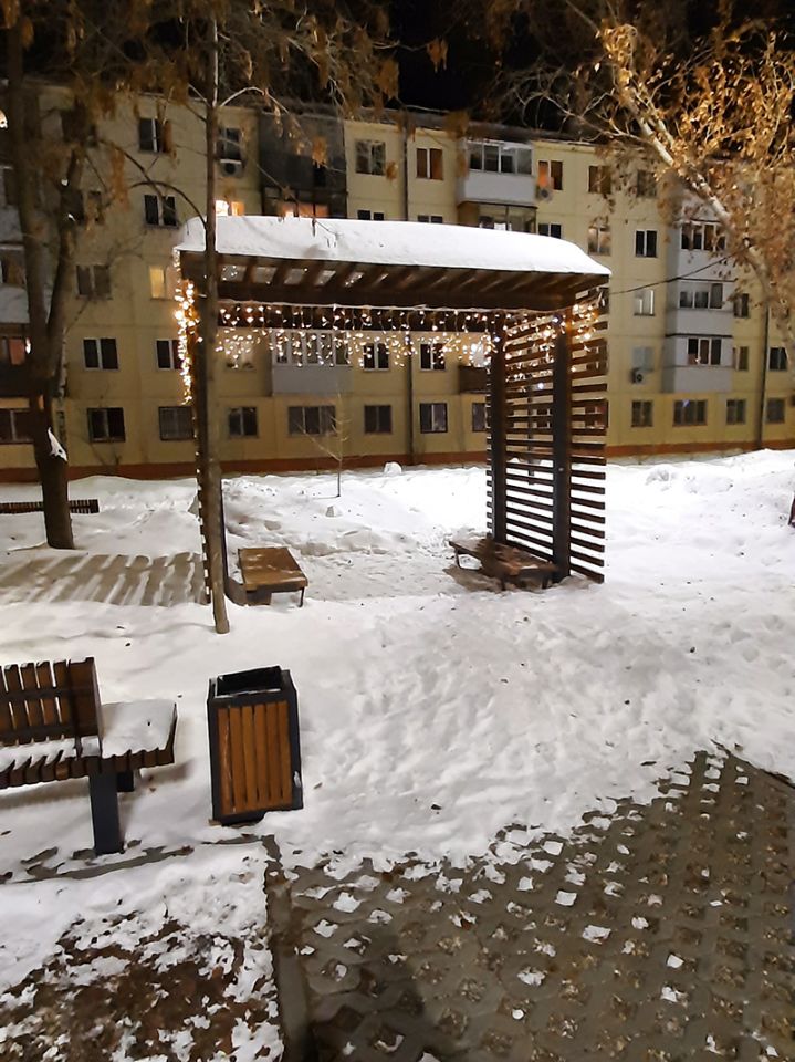 Сквер по ул. Аврора, г. Самара, 2020 г.