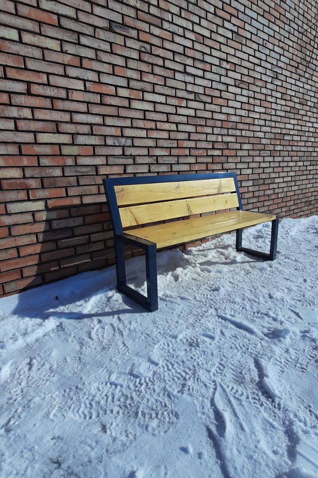 Скамейка уличная "Тюмень", г. Самара, 2021 г.
