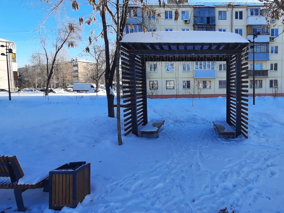 Сквер по ул. Аврора, г. Самара, 2020 г.