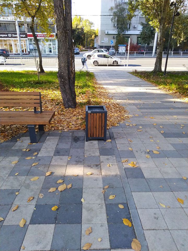 Сквер по ул. Мичурина, г. Самара, 2020 г.