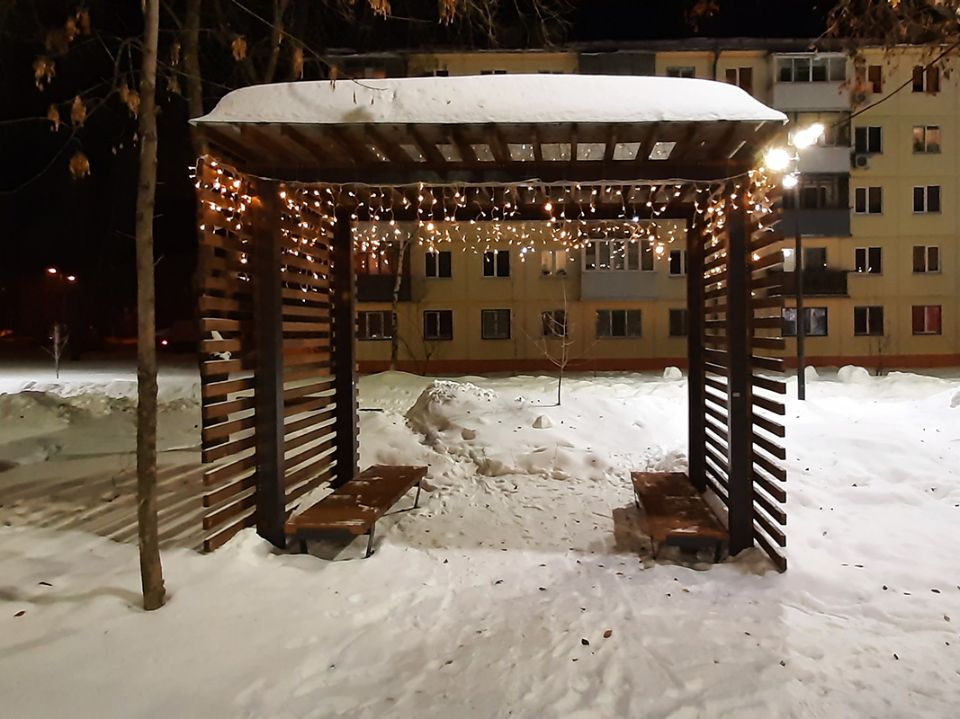 Сквер по ул. Аврора, г. Самара, 2020 г.