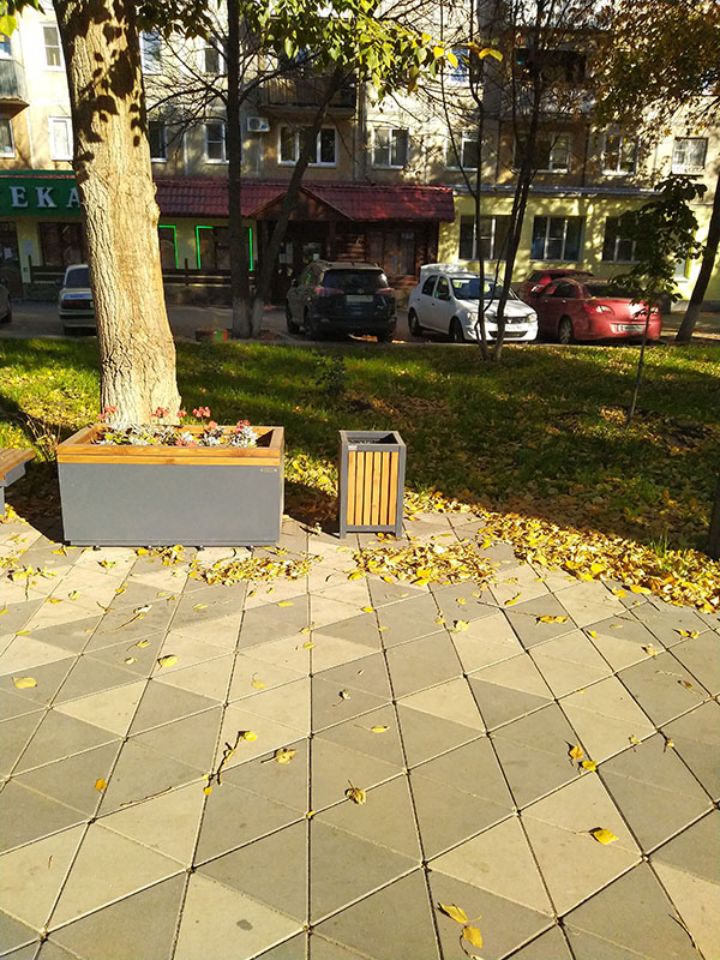 Сквер по ул. Аврора, г. Самара, 2020 г.
