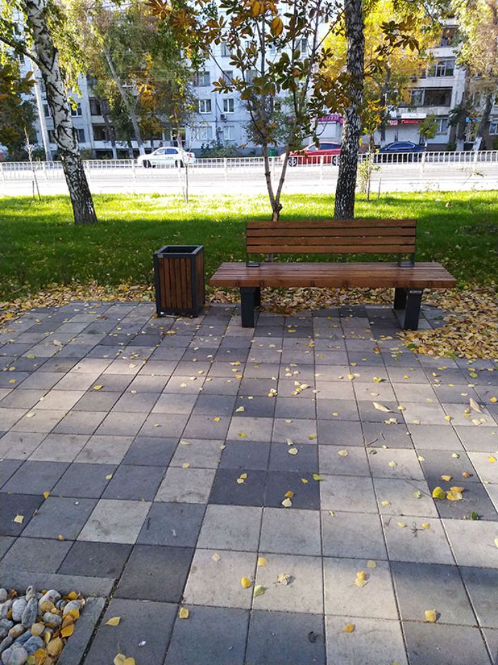Сквер по ул. Мичурина, г. Самара, 2020 г.
