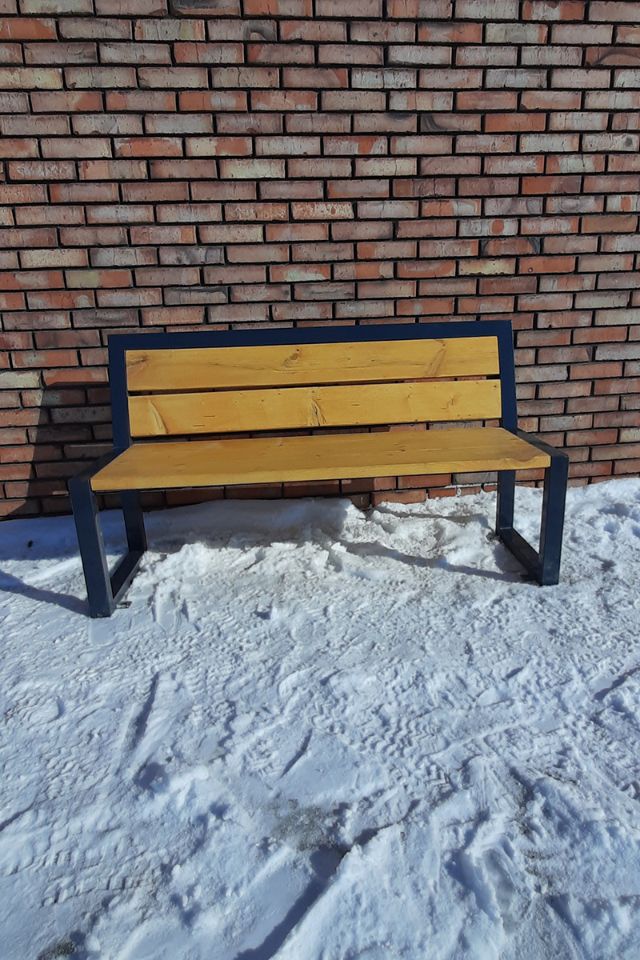 Скамейка уличная "Тюмень", г. Самара, 2021 г.