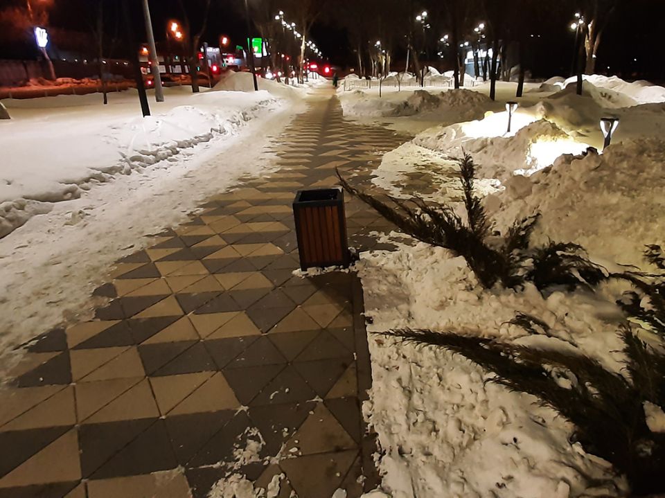 Сквер по ул. Аврора, г. Самара, 2020 г.