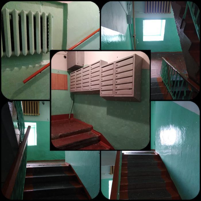 Косметический ремонт с заменой почтовых ящиков ул. Плеханова д. 39 подъезд 5