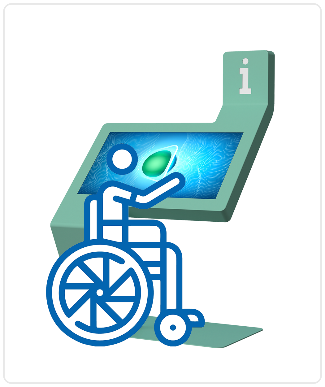 Сенсорный киоск Info (для маломобильных лиц)