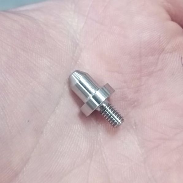 Пин. Токарный станок с ЧПУ. Материал нержавеющая сталь.