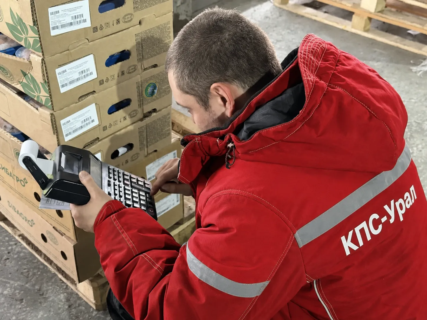 Приёмка продукции на складе КПС-Урал