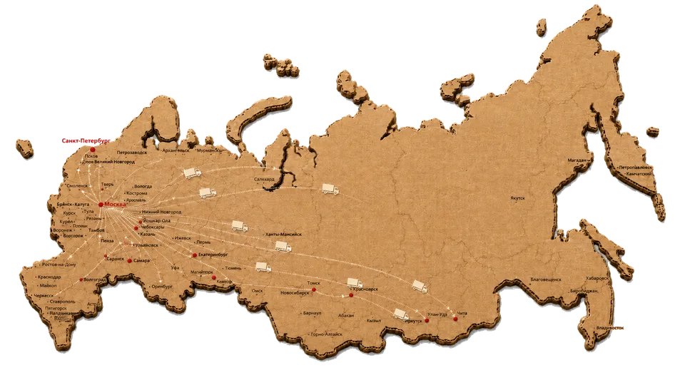 Карта России