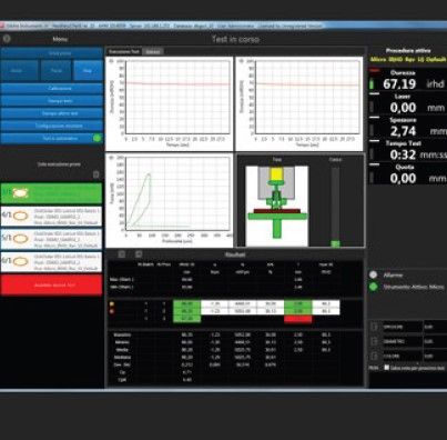 ТВЕРДОМЕР MULTI-UNIT AUTOMATIC HARDNESS CHECK - экран программного обеспечения на ПК
