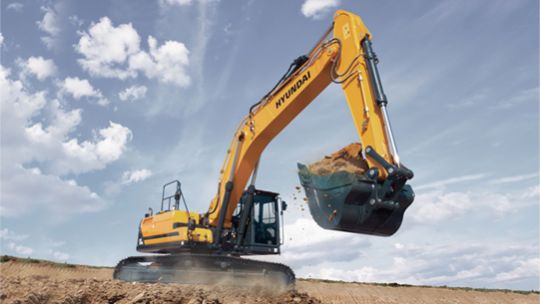 Аренда экскаватора - ковш 0,8-1 м3