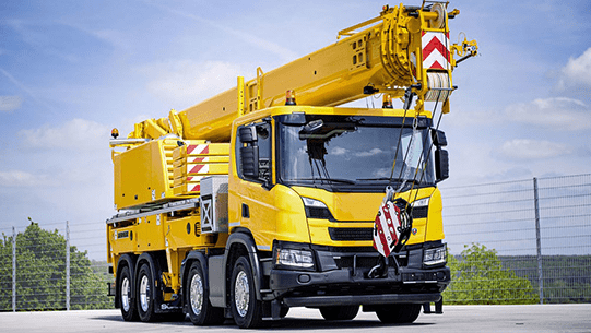 Аренда автокрана - грузоподъемность 40 т, <br>длина стрелы 34 м