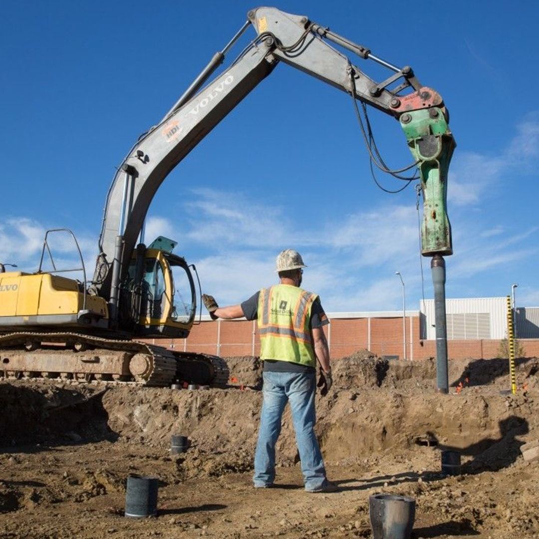 Бурение под сваи услуга