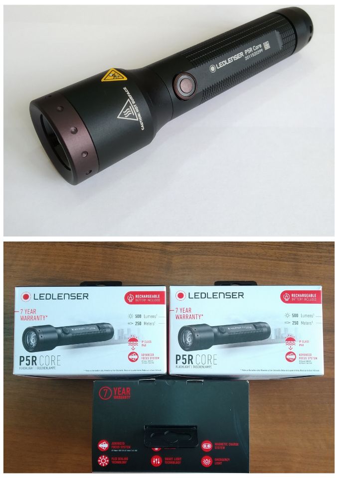 Фонарь LED LENSER P5R CORE 502178 (Германия)
