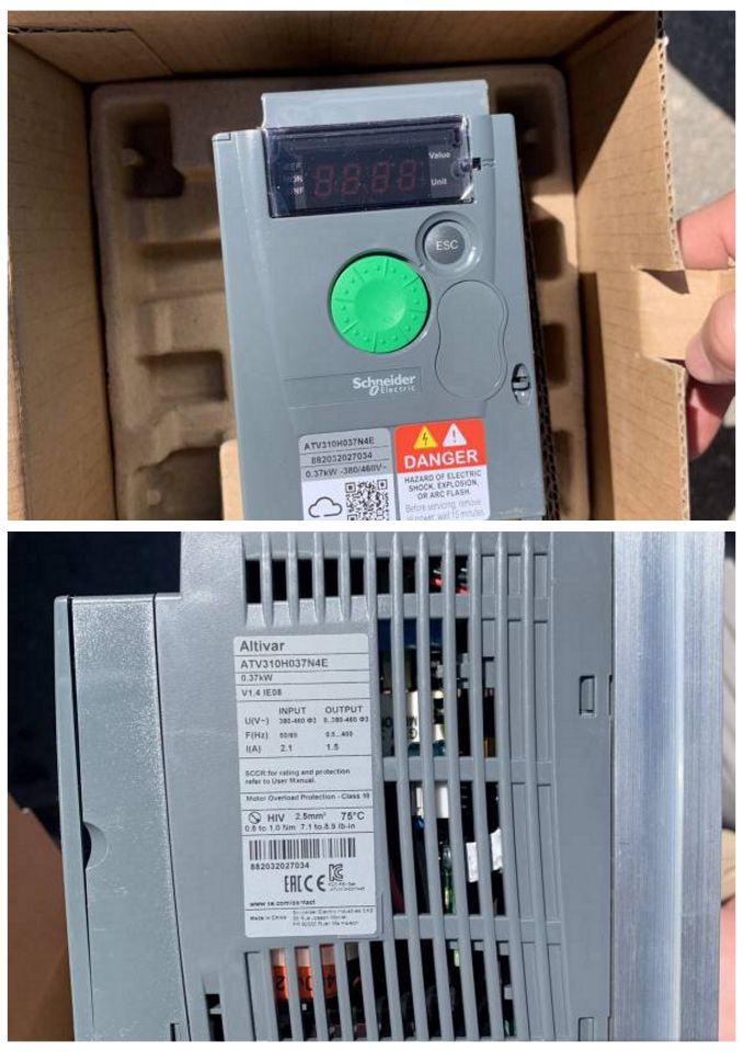 Частотный преобразователь Schneider Electric ATV310 0.37кВт 380В 3ф ATV310H037N4E