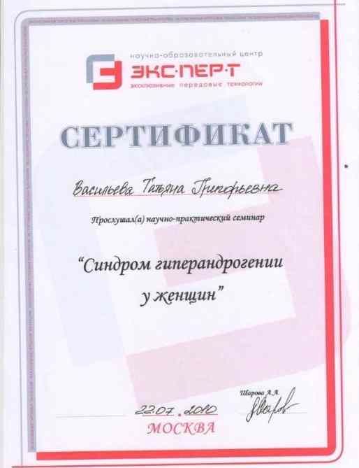 Синдром гиперандрогении у женщин