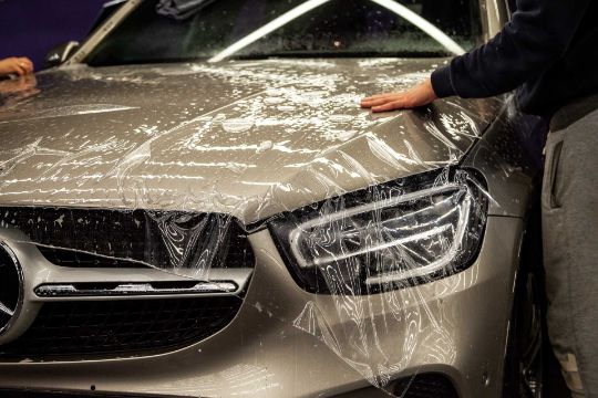 антигравийная пленка для защиты авто установка