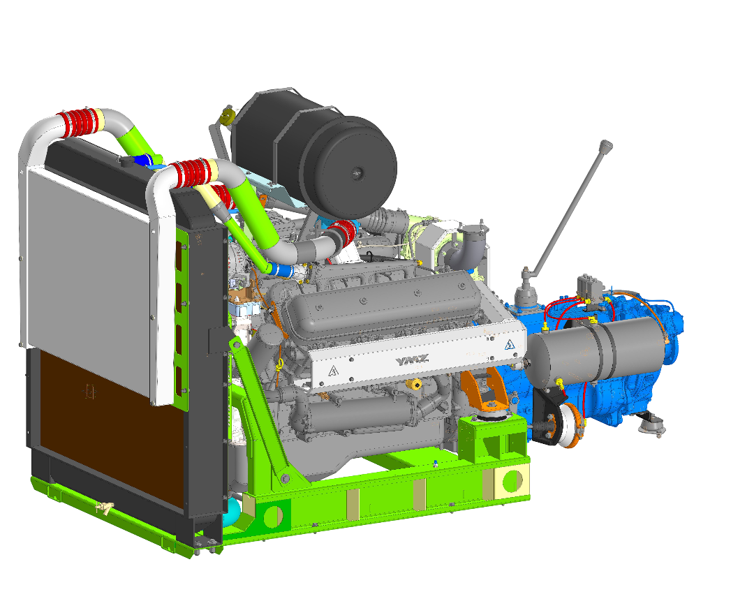 ПД-350 на базе ЯМЗ-65802-22 с кпп ЯМЗ-2391