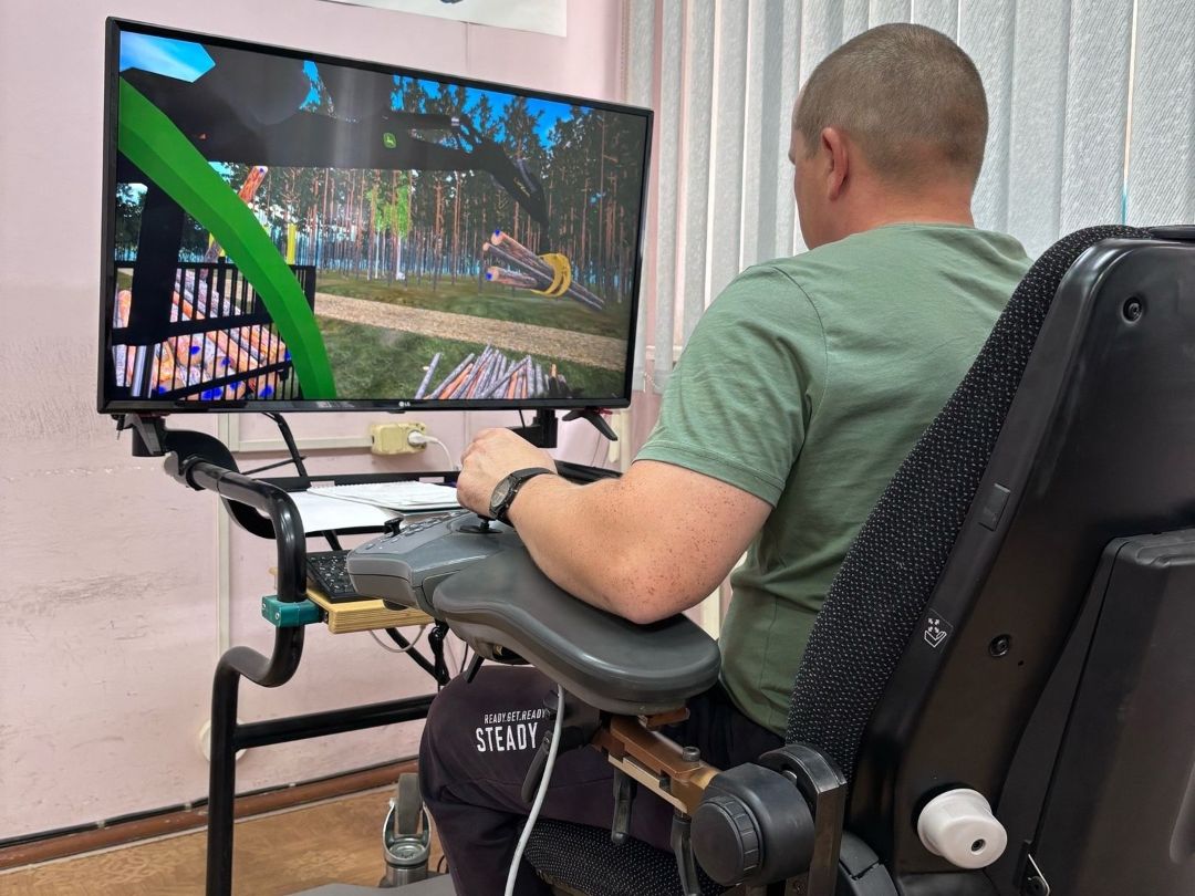 Симулятор форвардера John Deere