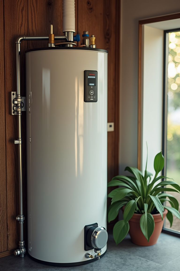 установка водонагревателя