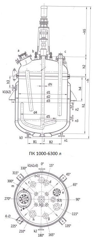Эмаллированные реакторы 200-500 литров