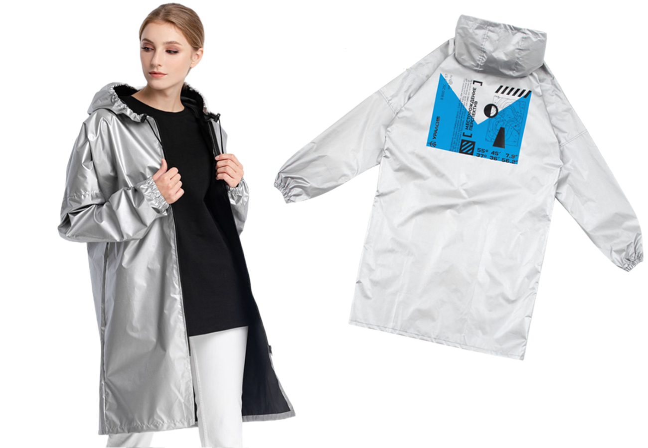 Корпоративный мерч - дождевик