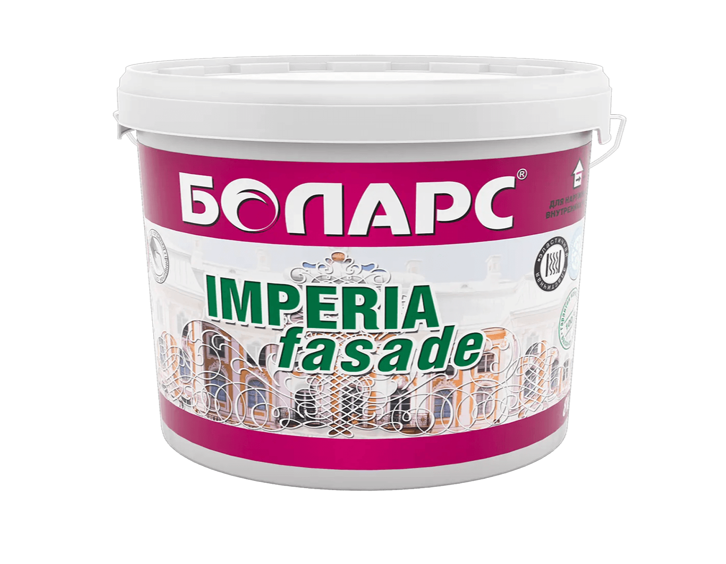шпатлевка готовая акриловая империя фасад боларс 28 кг