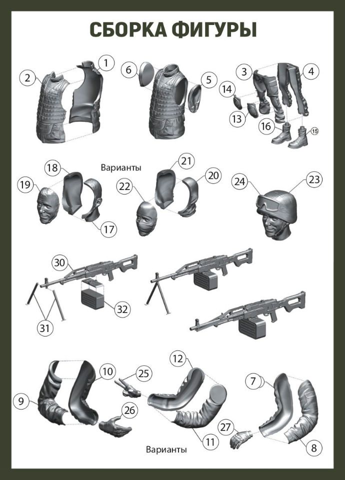 Сборка фигуры
