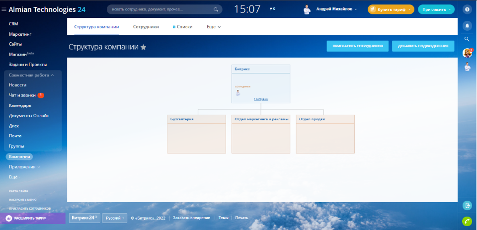 Структура компании