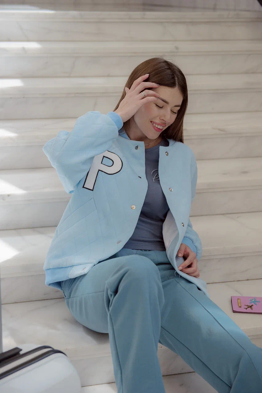 Бомбер стеганный Sky