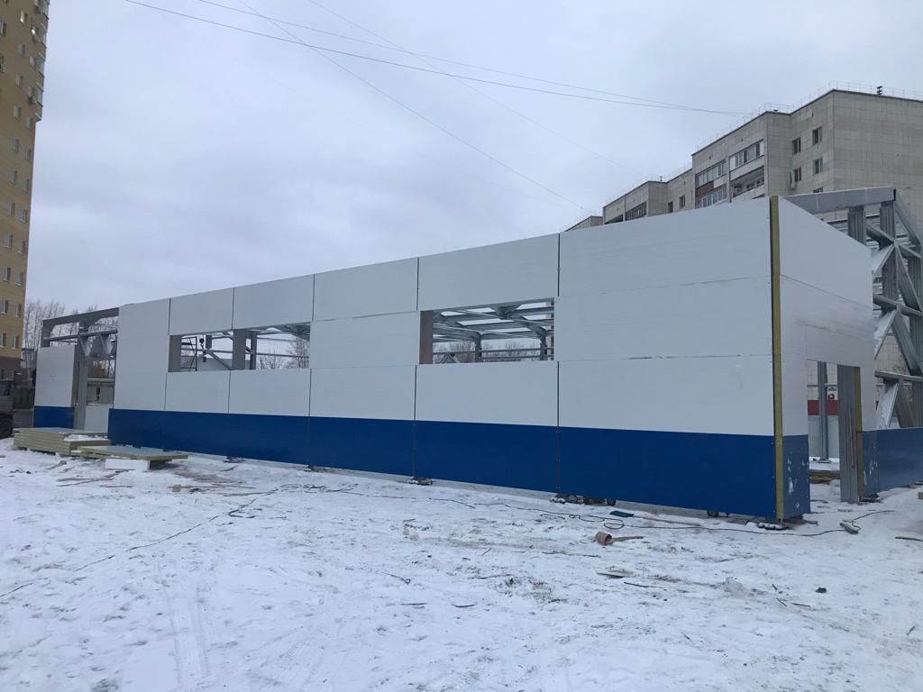 Монтаж сэндвич панелей