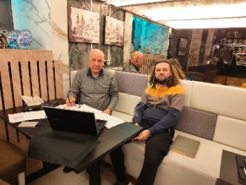 Координатор проекта Габараев А.Н.с композитором  Артемом  Пысь