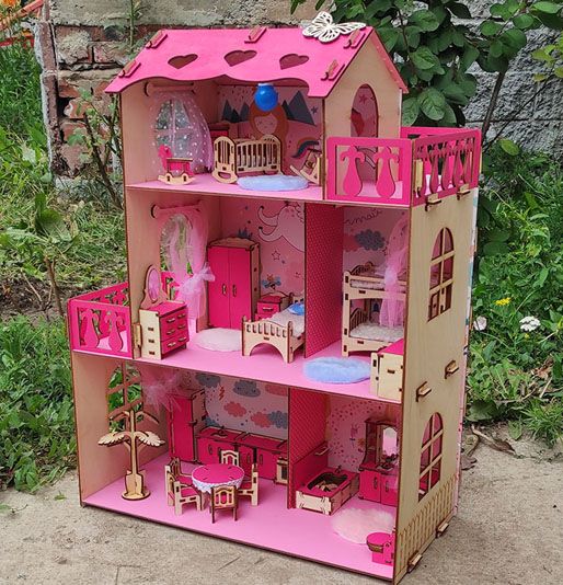 Кукольный домик с балконом в Ростове-на-Дону по цене руб в интернет магазине 
