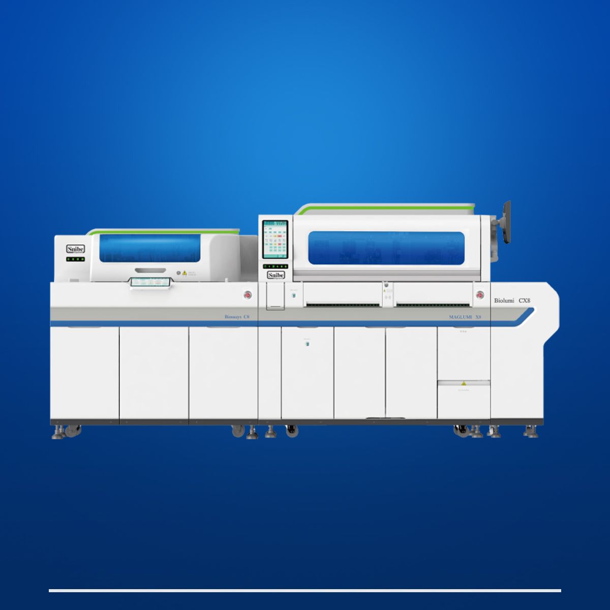 Автоматический анализатор иммунологии и биохимии Snibe Biossays C8 и MAGLUMI X8
