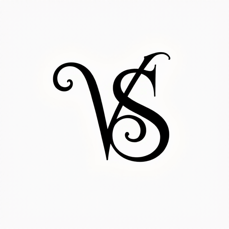 Классический стиль вензеля