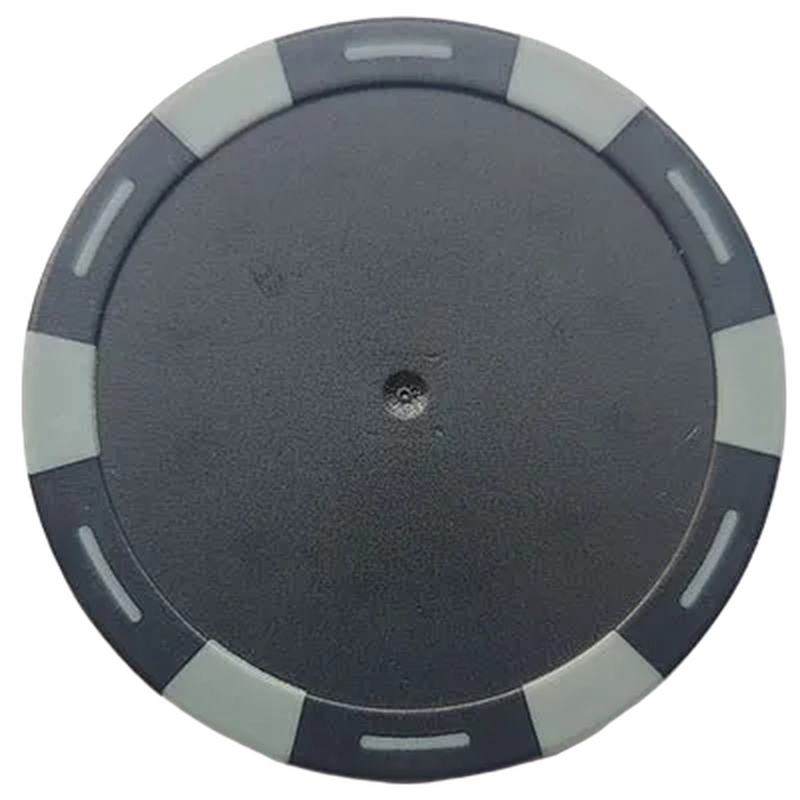 Черная покерная фишка Ultimate с серыми вставками 11.5 г для бренда