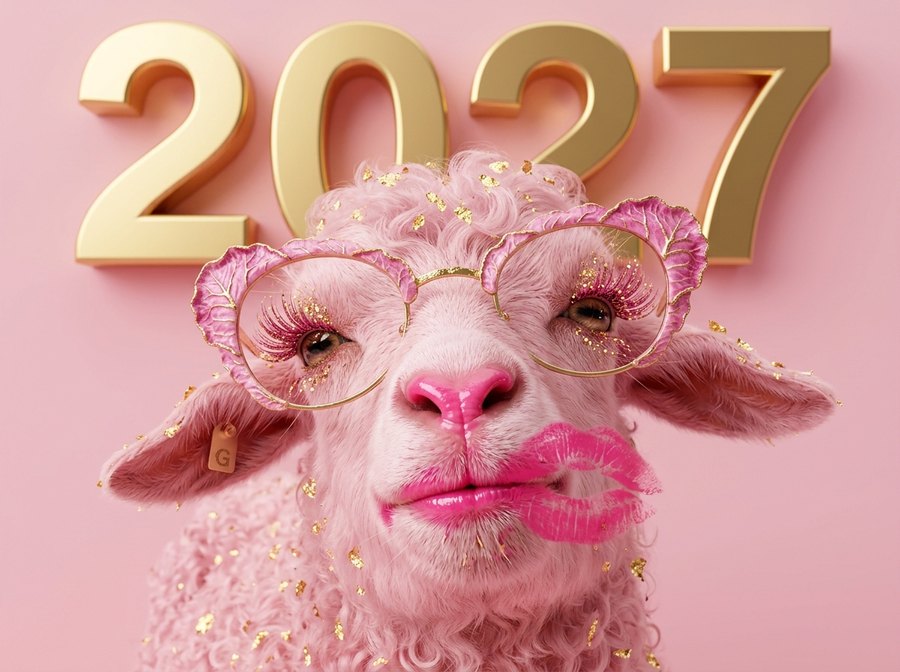 Дизайн квартального календаря на 2027 год