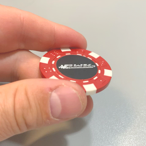 Матовая поверхность фишек