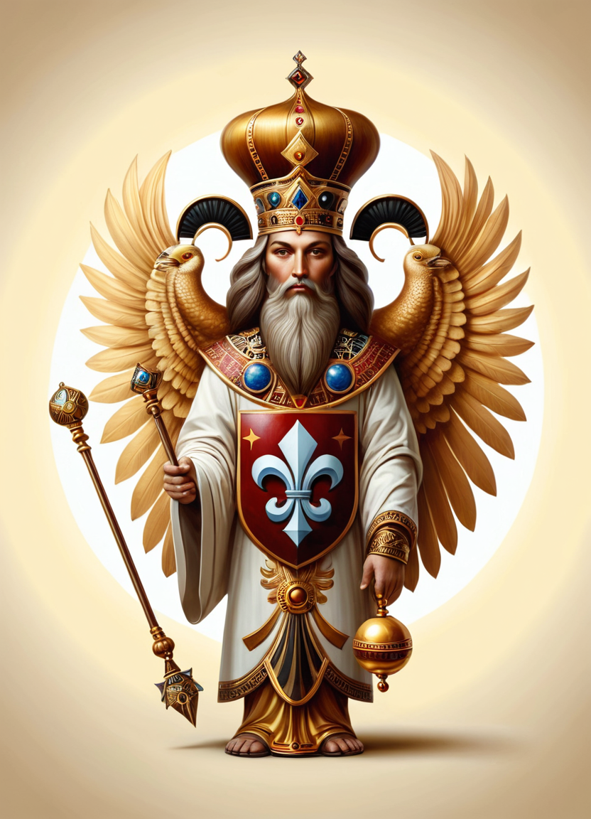 Образ короля для покерной колоды