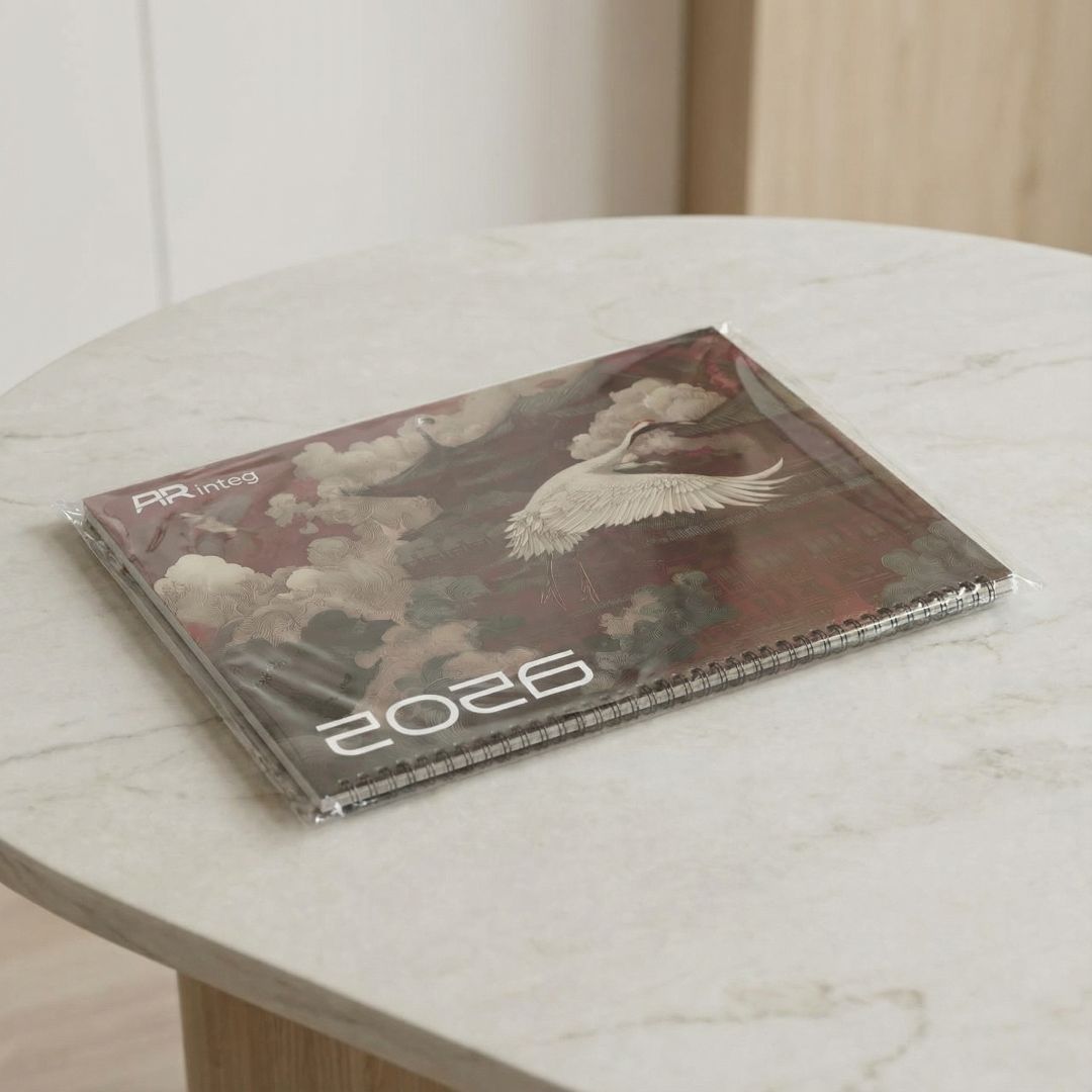 Индивидуальная упаковка квартальных календарей