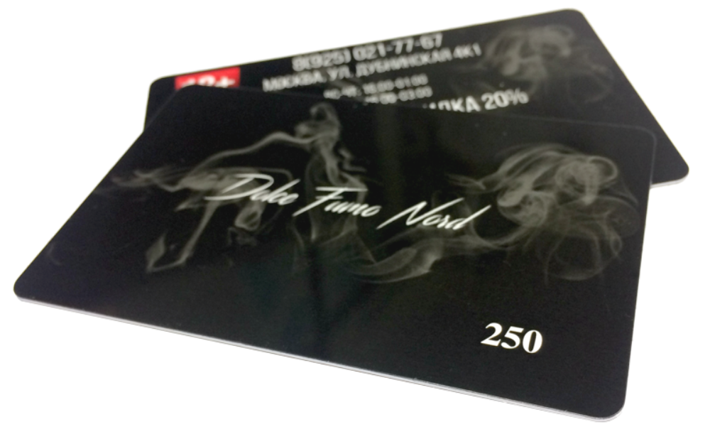 Печатная нумерация карт