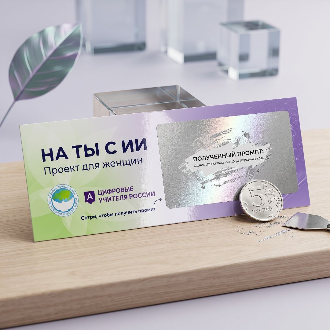 Скретч листовка с серебряным скретч слоем