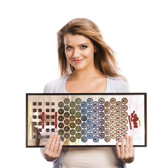 Скретч плакат Ночь Любви с позами Камасутры в тубусе