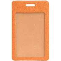 Чехол для пропуска, светло-оранжевый