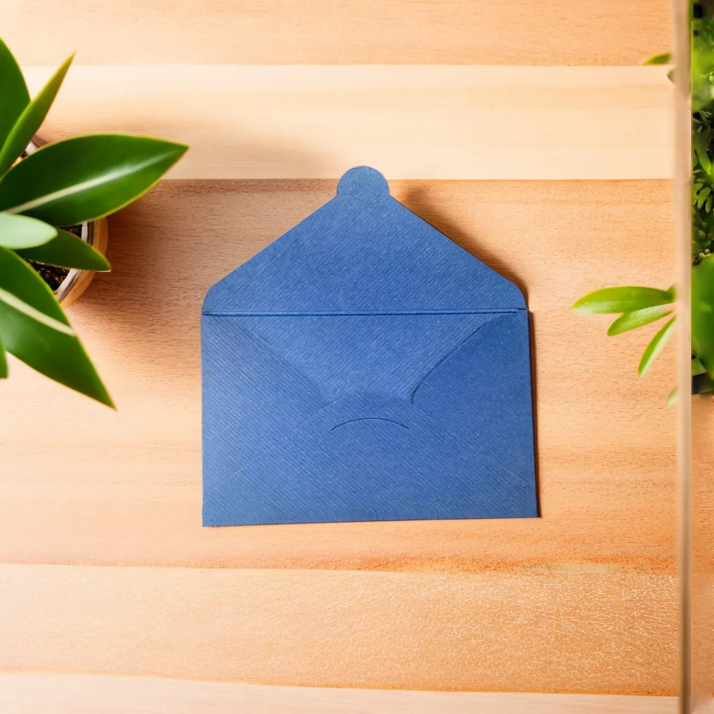 Купить синие конверты для пластиковых карт