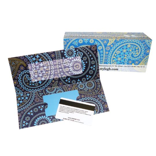 Буклет с ложементом для карты